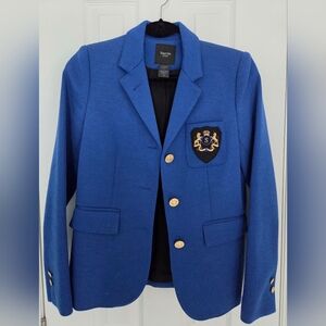 Smythe Blue Blazer with Gold Buttons
